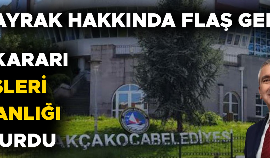 “GÖREVDEN UZAKLAŞTIRILDI”