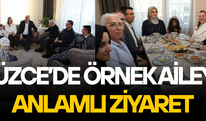 MİLLİ AİLE HAFTASI’NDA AYNI SOFRADA BULUŞTULAR