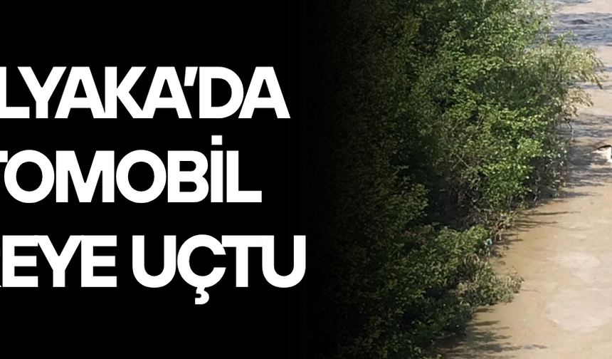 EKİPLERCE KURTARILAN SÜRÜCÜ HASTANEYE KALDIRILDI