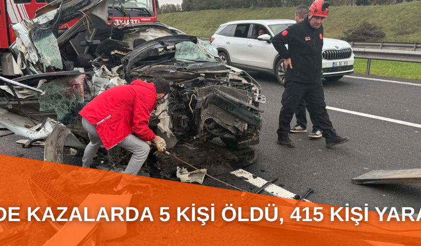 GEÇEN YILA GÖRE DÜŞÜŞ VAR AMA TEHLİKE SÜRÜYOR