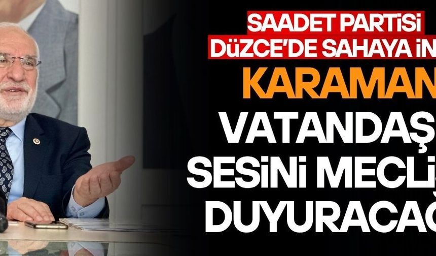 MİLLETVEKİLİ KARAMAN DÜZCE’DE GÜNDEMİ DEĞERLENDİRDİ