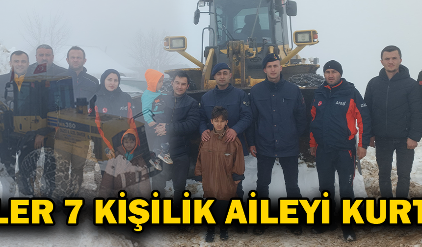 KAR YAĞIŞI NEDENİYLE MAHSUR KALDILAR