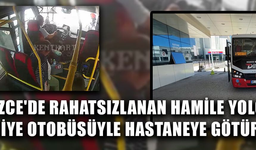 OTOBÜS ŞOFÖRÜ GÜZERGAHINDAN ÇIKIP HASTANEYE YETİŞTİRDİ