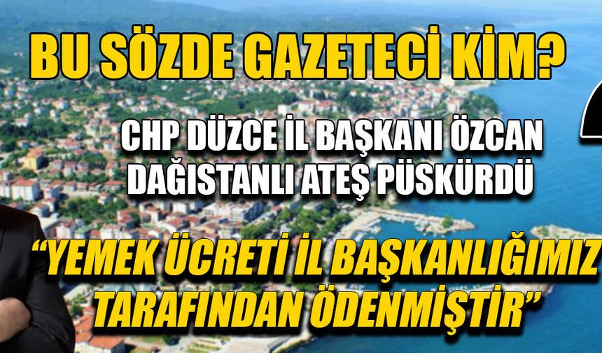 DAĞISTANLI: “YA BU NEYİN PUŞTLUĞU BU, BIÇAK KEMİKTE”