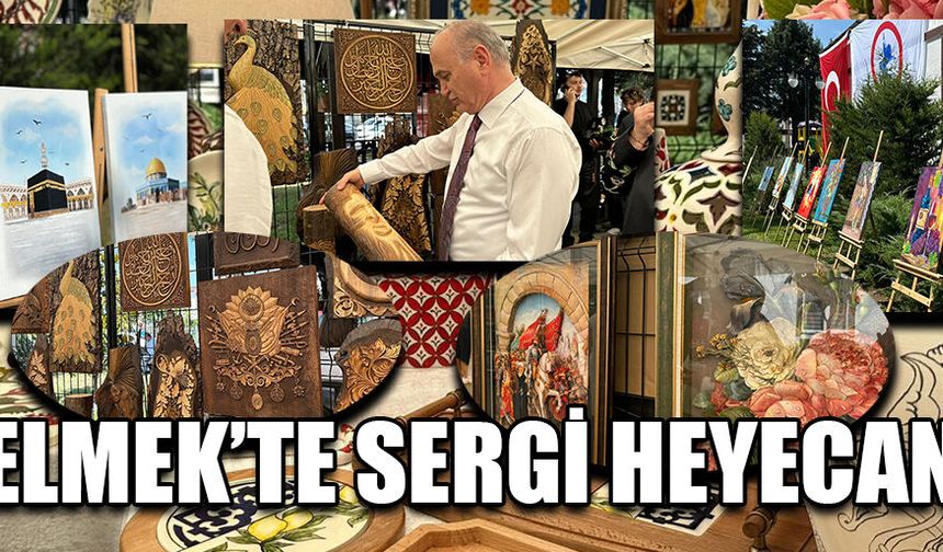 KURSİYERLER ESERLERİNİ GÖRÜCÜYE ÇIKARTTI