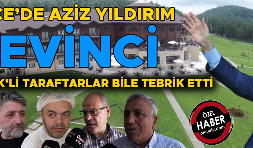 “DÜZCE’YE VE DÜZCESPOR’A DESTEK VERECEĞİNDEN EMİNİZ”