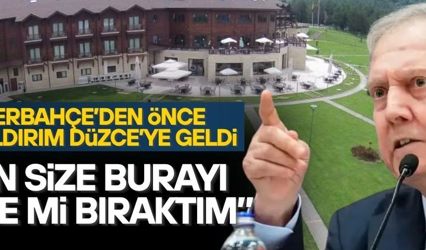 BAŞKAN AZİZ YILDIRIM’DAN TOPUK YAYLASI TESİSLERİNE BASKIN