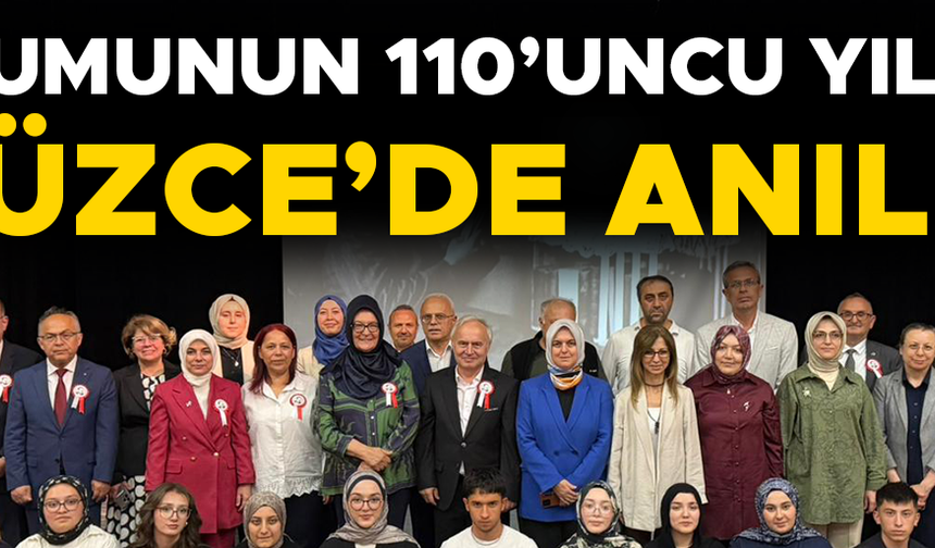 ÜNLÜ PROFESÖRÜN KIZI DÜZCE’DE ÖĞRENCİLERLE BİR ARAYA GELDİ