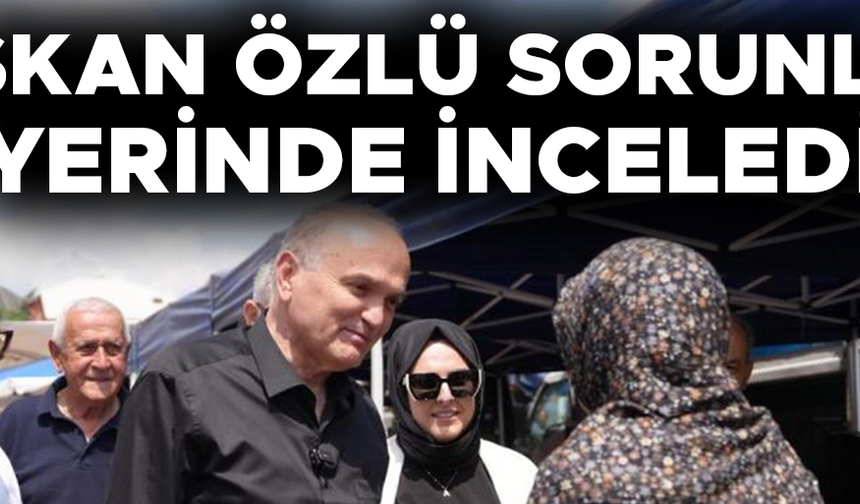 PAZARCI ESNAFLARI İLE SOHBET ETTİ