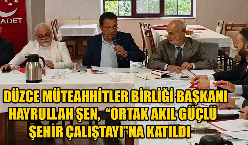 KENTİN MEVCUT SORUNLARI VE ÇÖZÜM ÖNERİLERİ ELE ALINDI