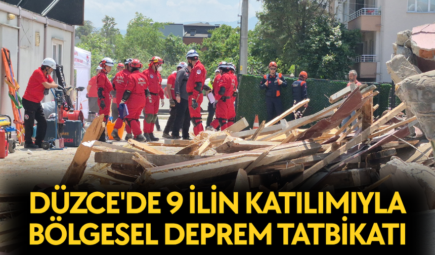 7,2 BÜYÜKLÜĞÜNDEKİ DEPREM SENARYOSU YÜRÜTÜLDÜ