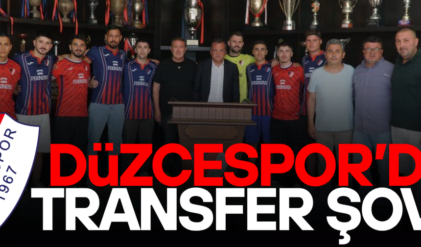 10 YENİ FUTBOLCU DÜZCESPOR’A İMZA ATTI