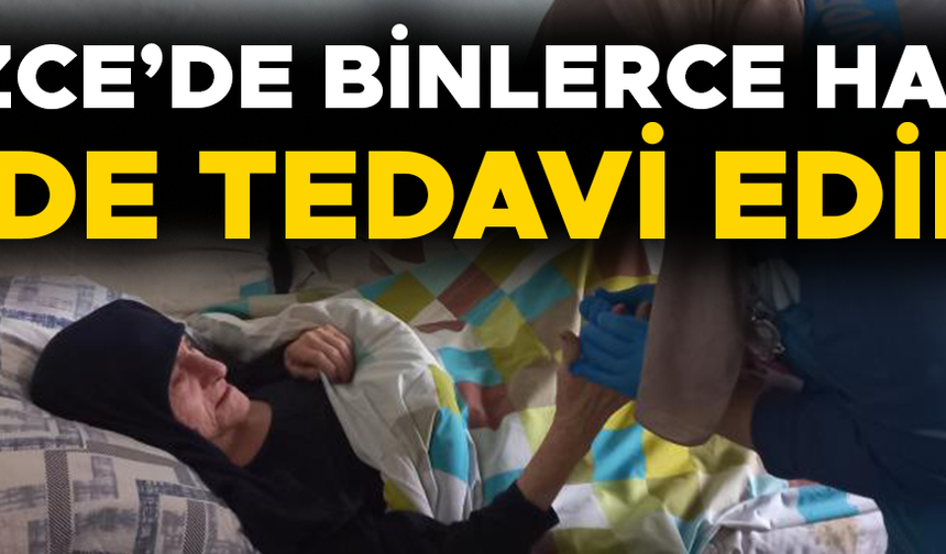 EVDE SAĞLIK HİZMETLERİ İL GENELİNDE DEVAM EDİYOR