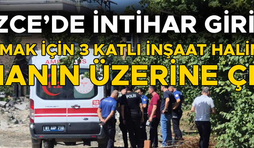 22 YAŞINDAKİ GENÇ KADIN İKNA ÇABALARININ ARDINDAN AŞAĞIYA İNDİRİLDİ