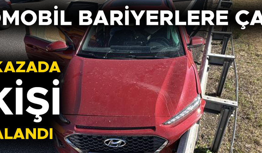 KAZA NEDENİYLE 2 KİLOMETRELİK ARAÇ KUYRUĞU OLUŞTU