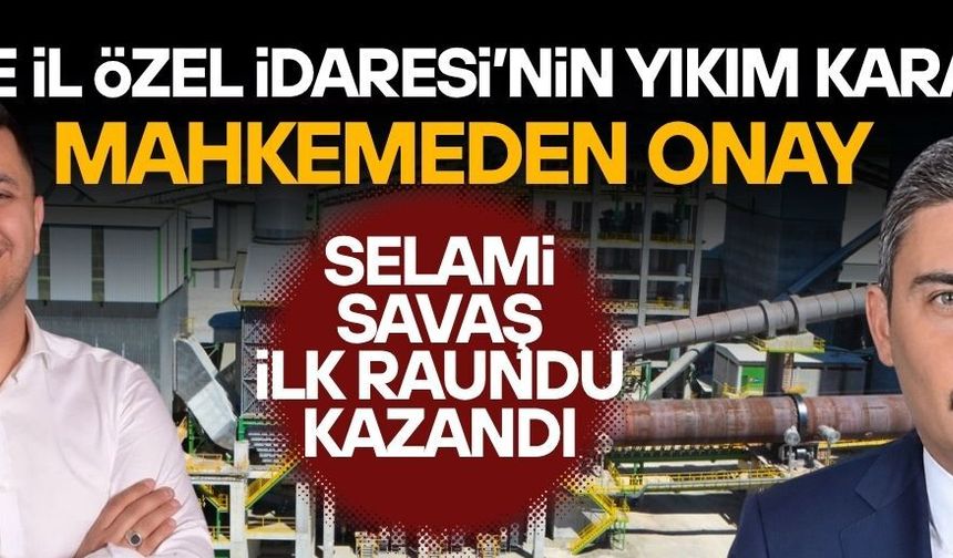 MARMARA ÇİMENTO'YA KÖTÜ HABER; YIKILACAK!