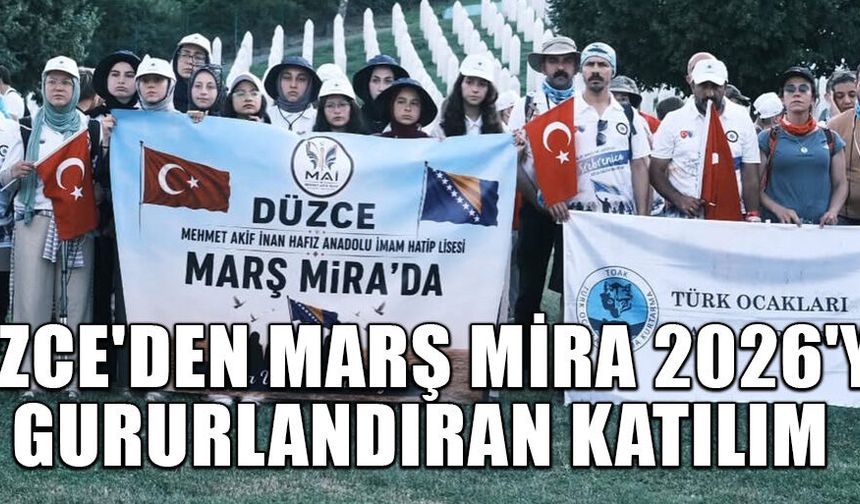 DÜZCE’Yİ TEMSİLEN BOSNA HERSEK’E GİTTİLER