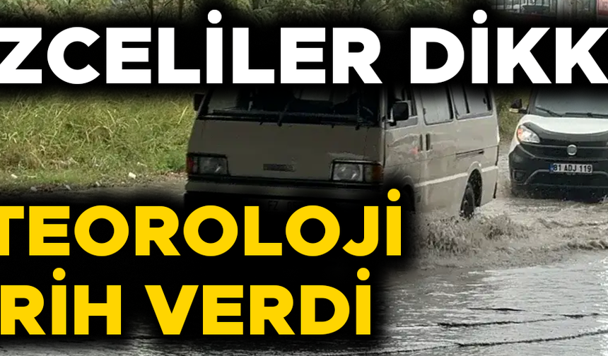 KAVURCU SICAKLAR YERİNİ SAĞANAK YAĞIŞA BIRAKACAK