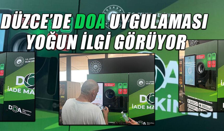 VATANDAŞLAR İADE MAKİNESİNİN ÖNÜNDE KUYRUK OLUŞTURDU