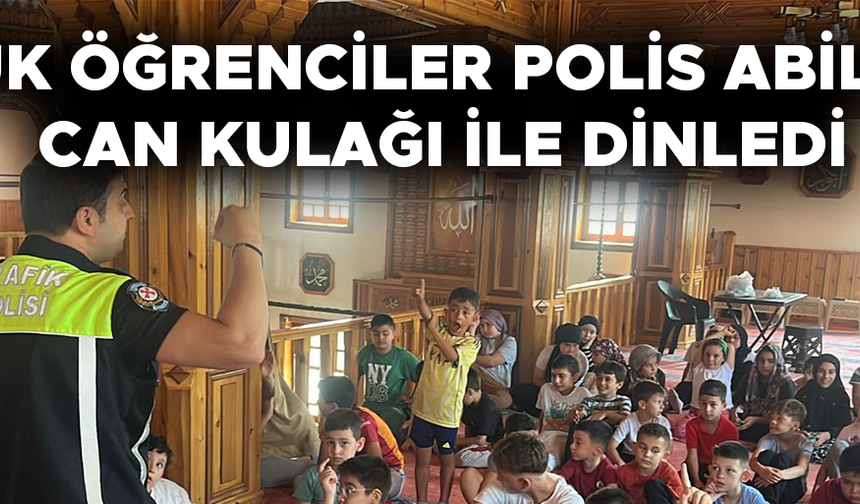 YAZ KUR’AN KURSU’NDA TRAFİK EĞİTİMİ VERİLDİ