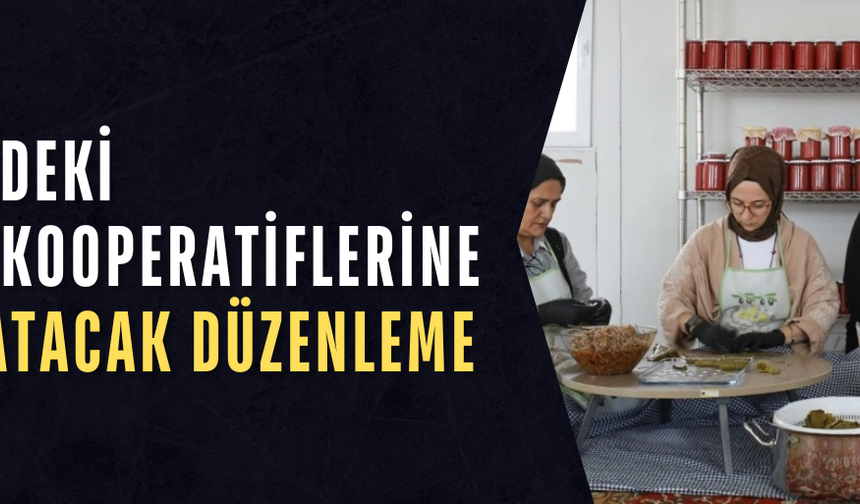 KADIN KOOPERATİFLERİNE MARKET RAFLARINDA ÖNCELİK GELİYOR