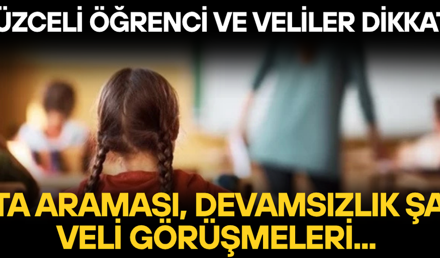 MEB'DEN OKULLARDA YENİ KURALLAR!