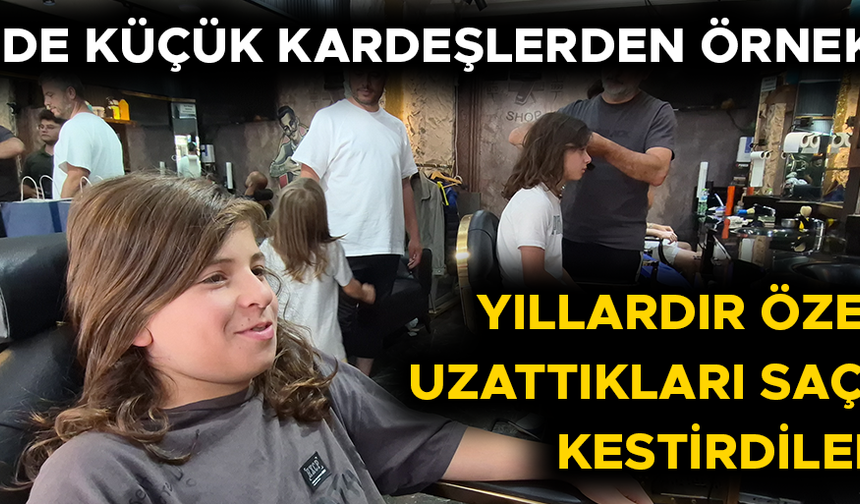 LÖSEMİLİ ÇOCUKLAR İÇİN “SAÇIM SAÇIN OLSUN” KAMPANYASINA DESTEK VERDİLER