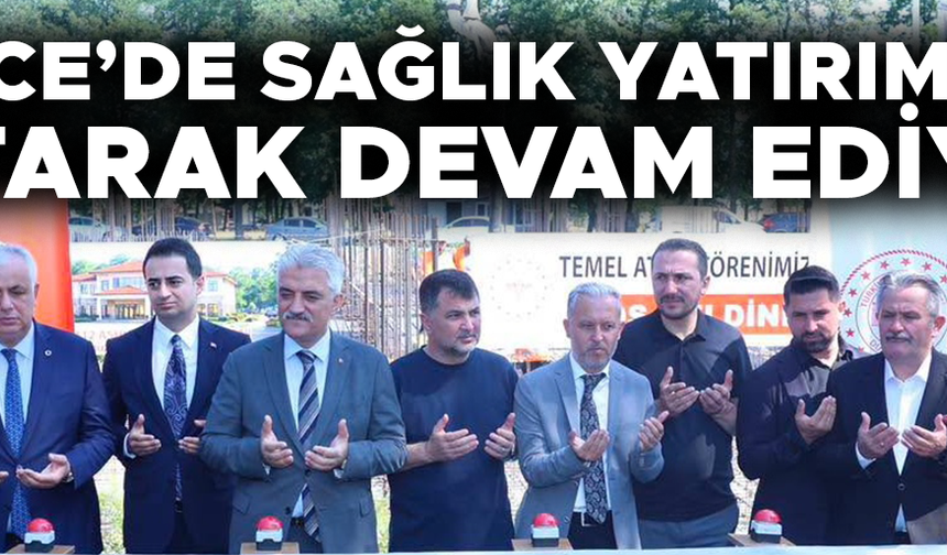 SAĞLIK TESİSLERİNİN TEMELİ ATILDI