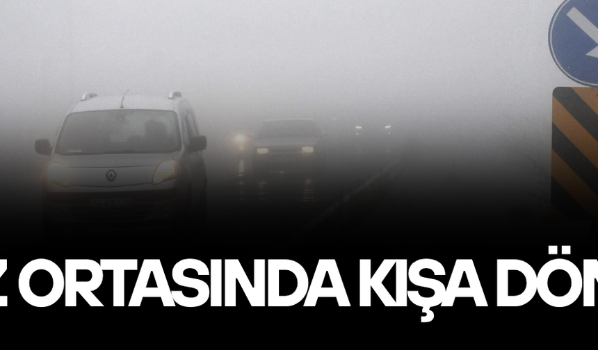 BOLU DAĞIN’DA SİS VE YAĞMUR ULAŞIMI OLUMSUZ ETKİLEDİ