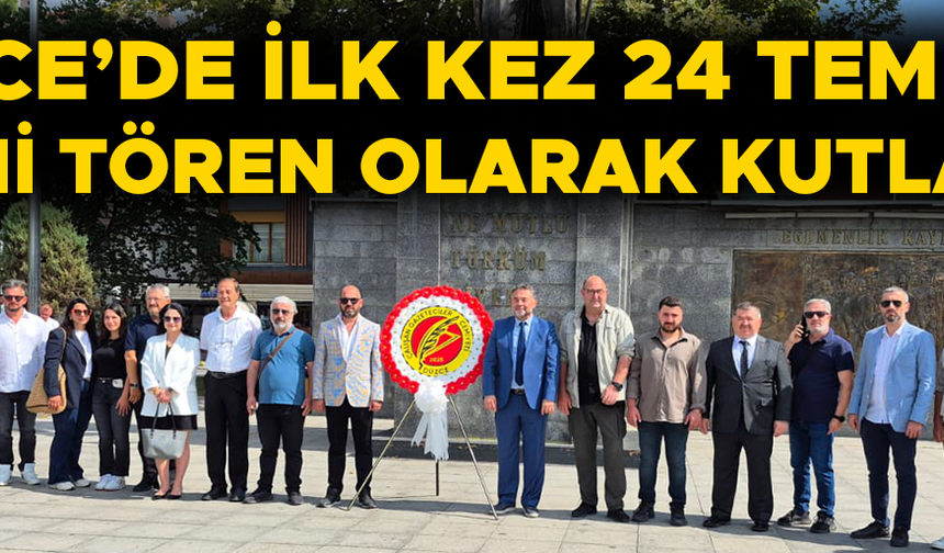 ÇGCD BASIN BAYRAMI NEDENİYLE ANITPARK’A ÇELENK SUNDU