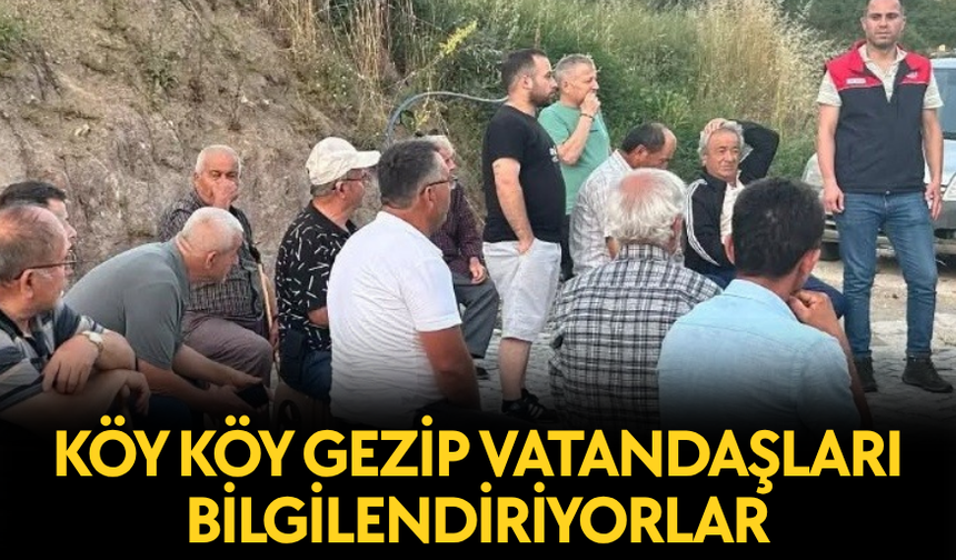 TARIM VE ORMAN MÜDÜRLÜĞÜ EKİPLERİ ÇİFTÇİLERLE BULUŞTU