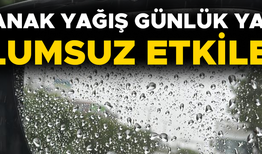 CADDE VE SOKAKLAR GÖLE DÖNDÜ