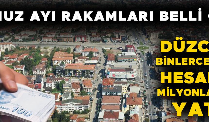 AĞUSTOS AYI MAAŞLARI ZAMLI YATACAK…