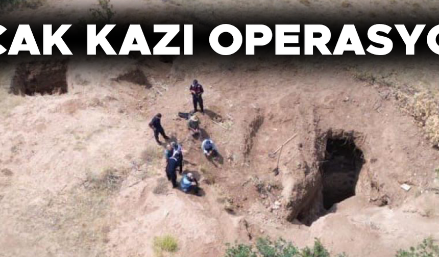DEFİNE AVCILARI SUÇÜSTÜ YAKALANDI