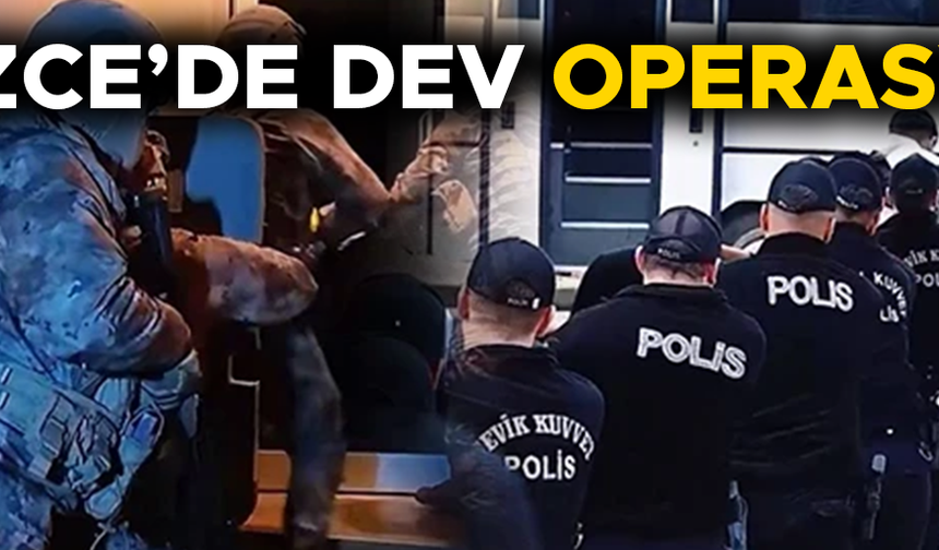 ÇOK SAYIDA KİŞİ GÖZALTINA ALINDI