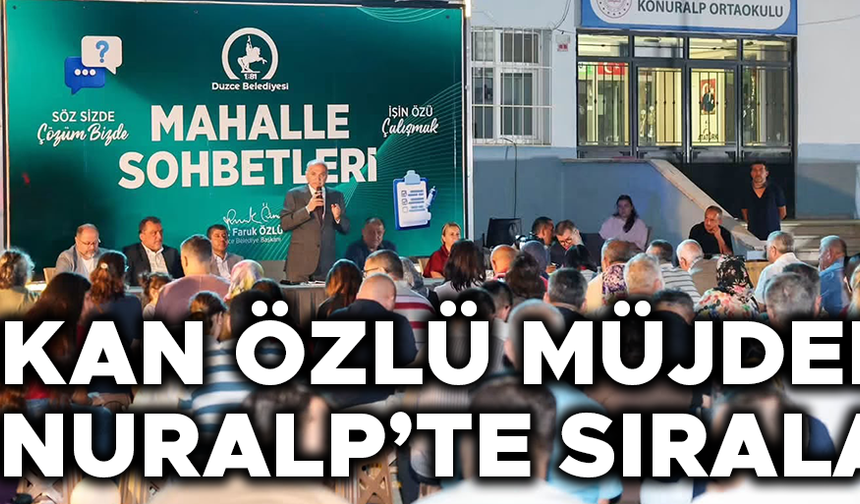 “KONURALP’E MUHTEŞEM BİR CAMİ VE MÜZE YAPIYORUZ”