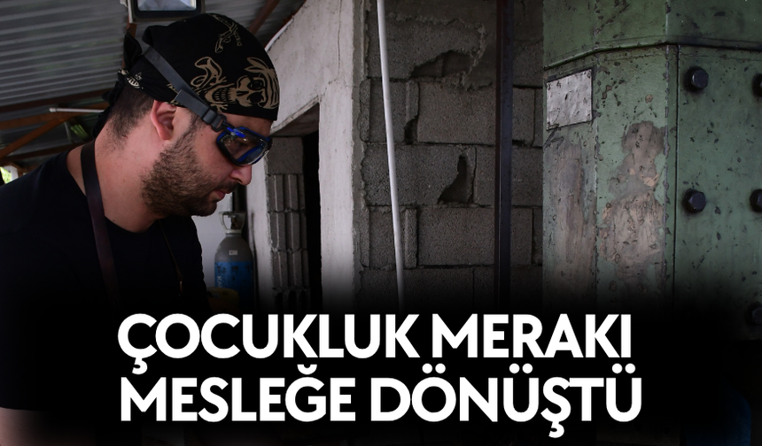 DÜZCE'DE GELENEKSEL BIÇAKÇILIĞI YAŞATIYOR