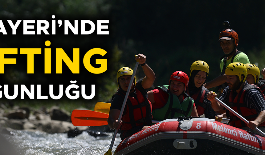 SICAK HAVADAN BUNALANLAR RAFTİNG YAPARAK SERİNLEDİ