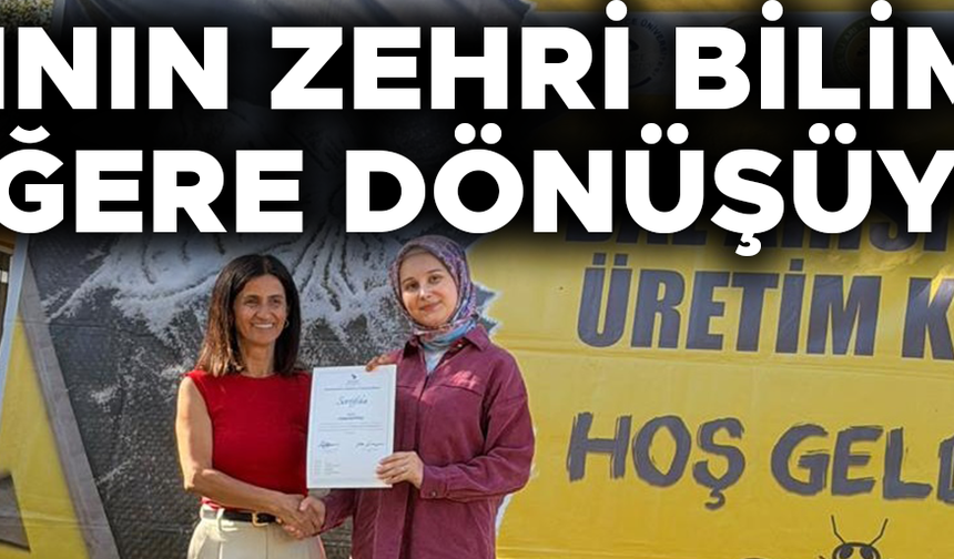 KURSİYERLER SERTİFİKALARINI ALDI