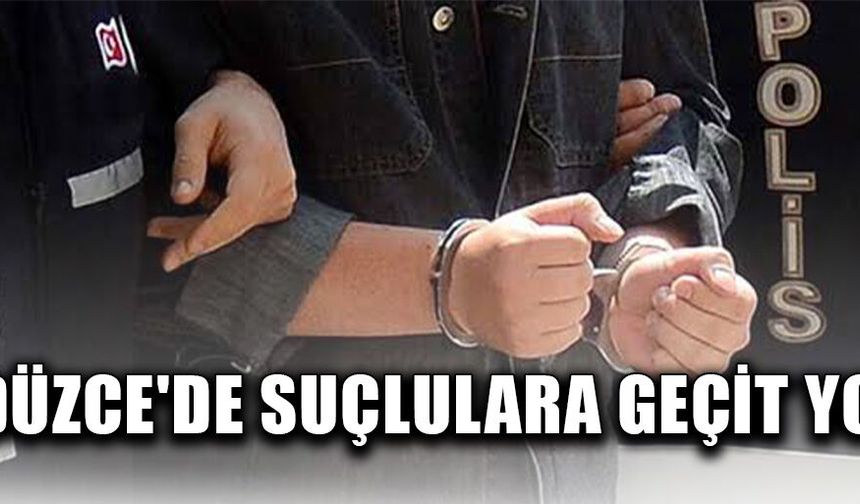 16 ŞAHIS ÇEŞİTLİ SUÇLARDAN TUTUKLANDI