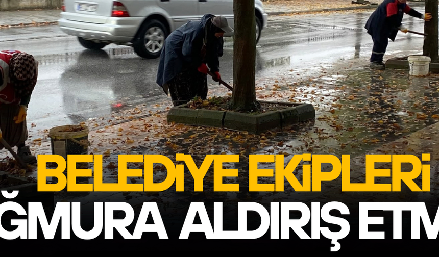 SAĞANAK YAĞIŞIN ALTINDA ÇALIŞAN EKİPLER VATANDAŞIN TAKDİRİNİ TOPLADI