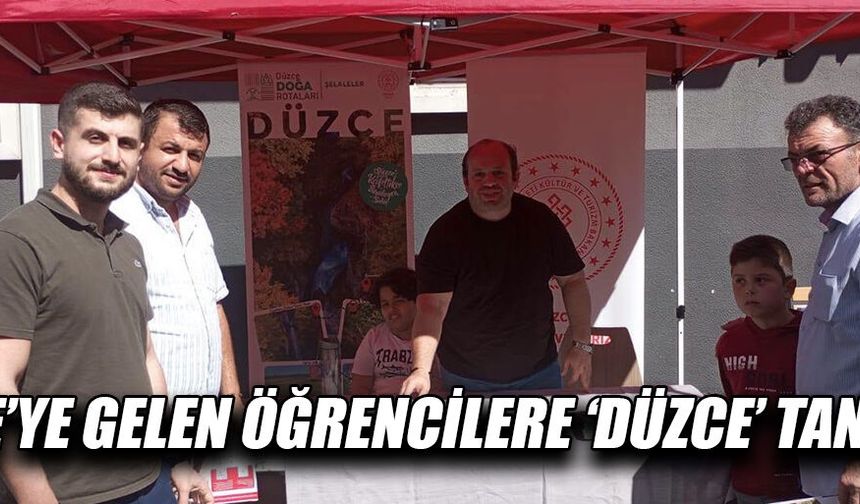 DÜZCE’NİN KÜLTÜREL VE TURİZM DEĞERLERİ ANLATILDI