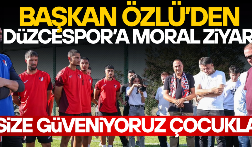 YENİ SEZON ÖNCESİ BAŞKAN ÖZLÜ ANTRENMANI ZİYARET ETTİ
