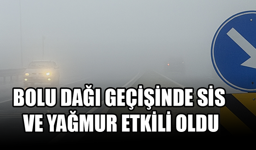 SÜRÜCÜLER YOLDA DİKKATLİ SEYRETTİ