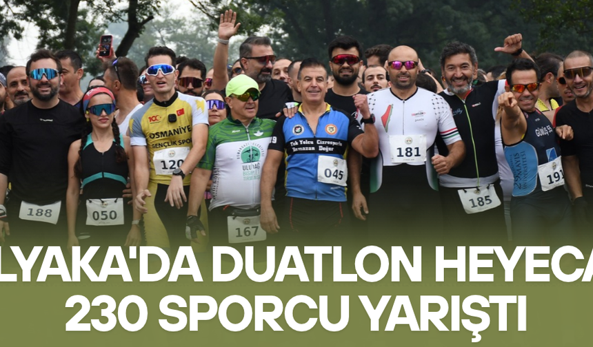 23 İLDEN GELEN SPORCULAR EFTENİ DUATLONU'NDA BULUŞTU