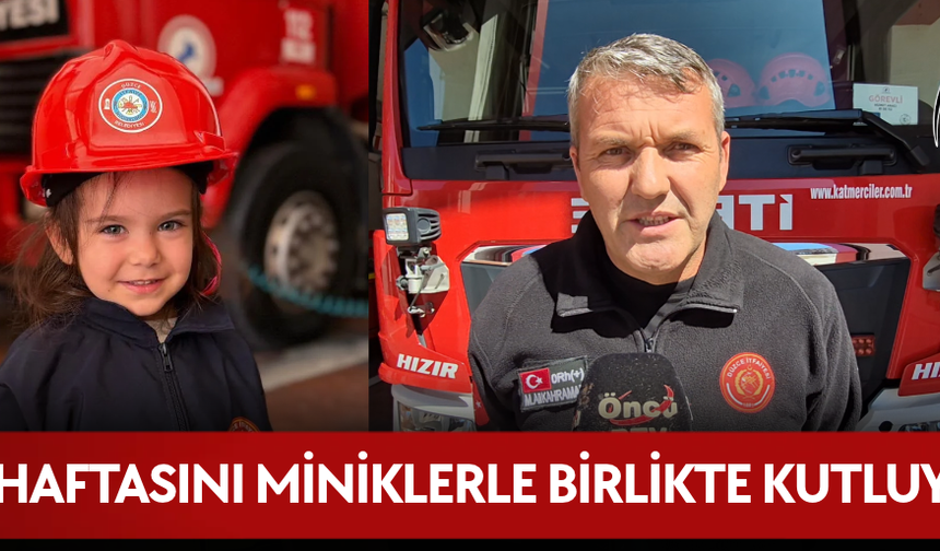 MİNİK İTFAİYECİLER YETİŞTİRİYORLAR