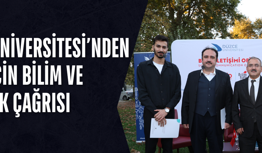 “GAZZE İÇİN BİLİM KAFE” İKİNCİ KEZ DÜZCE’DE DÜZENLENDİ