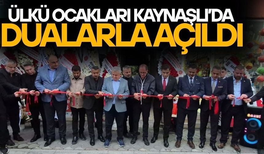 GENÇLER İÇİN KAYNAŞLI'DA OCAK AÇILDI