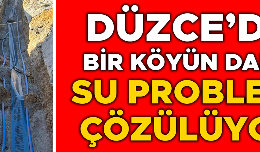 İÇME SUYU ALTYAPI ÇALIŞMALARI DEVAM EDİYOR