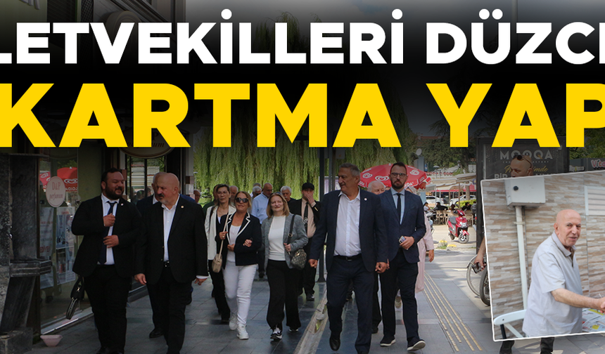 YENİ PARTİ HEYETİ DÜZCE’DE ESNAFLARI ZİYARET ETTİ